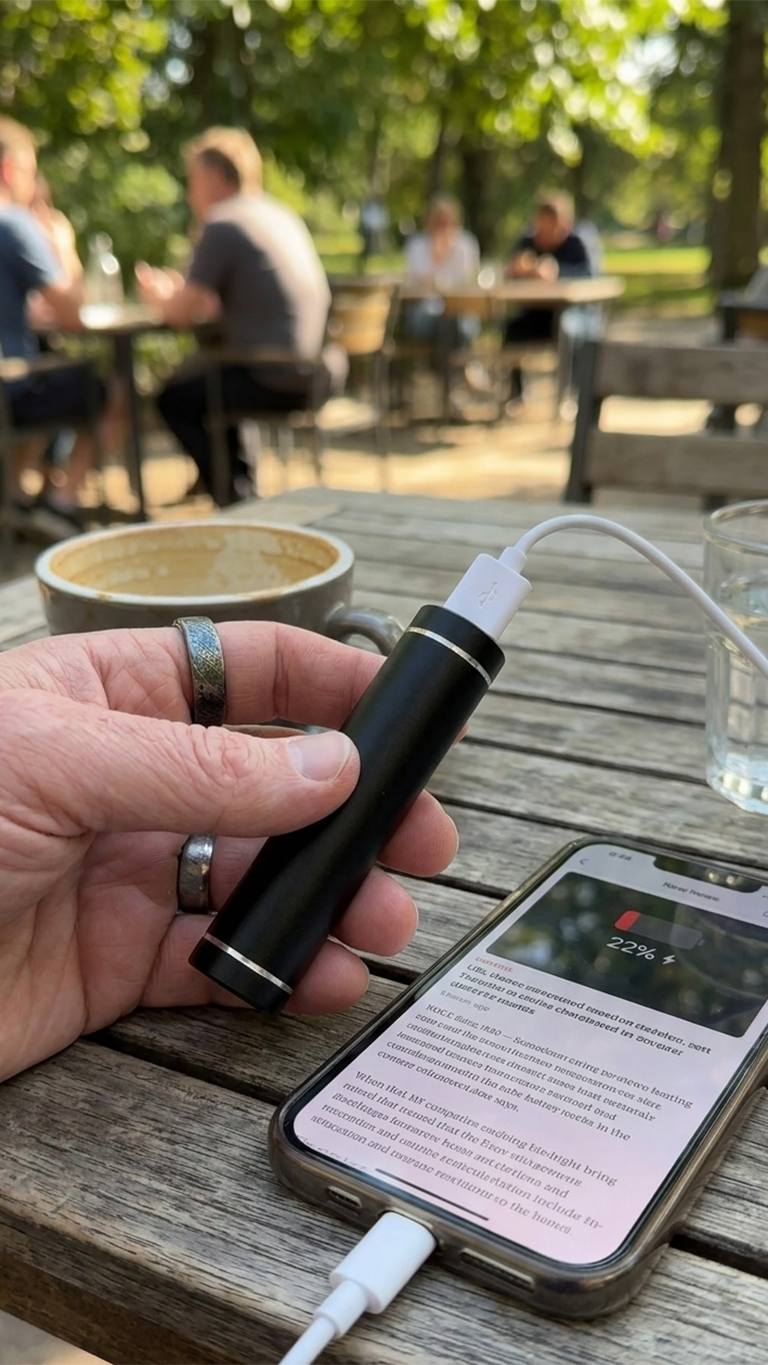 Rechargeable TSA Approved 3,000 mAH Power Bank