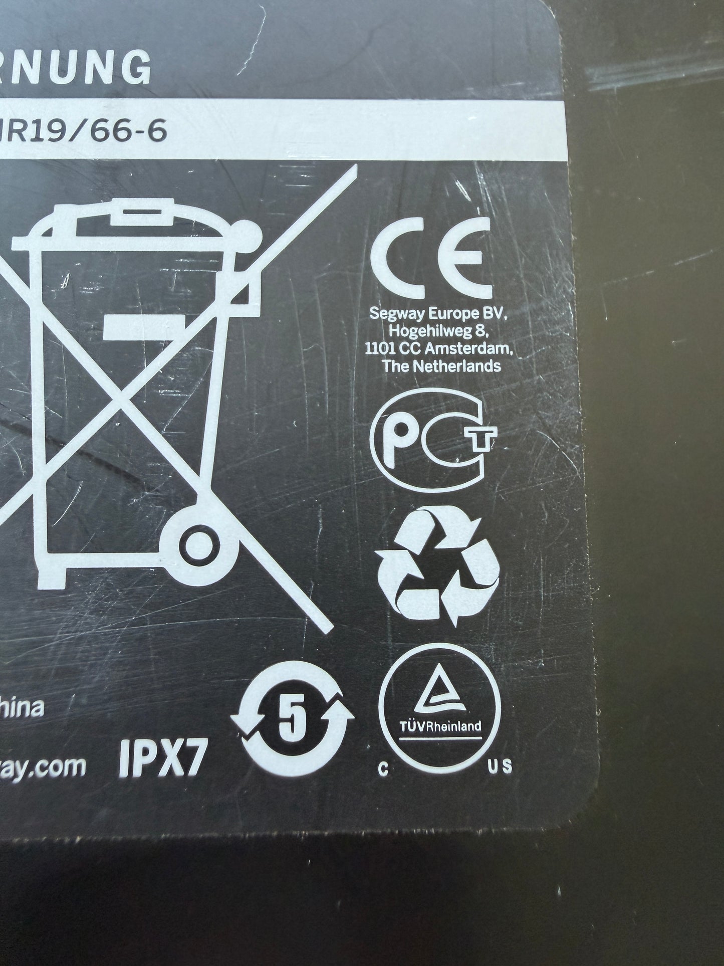 Genuine OEM Segway Ninebot G2 Max Battery - 36V 36 Volt 551 Watt-hour (Used, Like New)