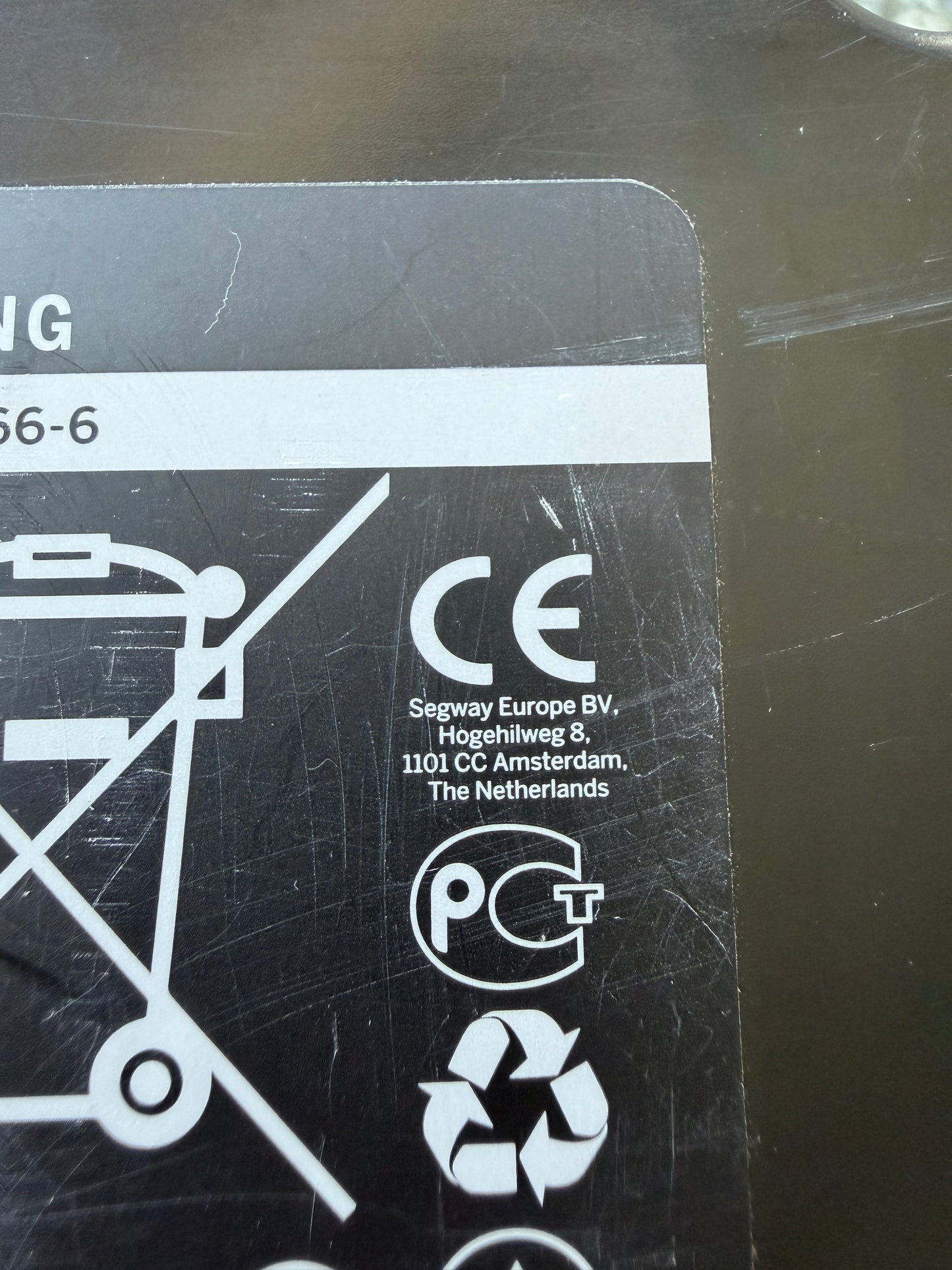 Genuine OEM Segway Ninebot G2 Max Battery - 36V 36 Volt 551 Watt-hour (Used, Like New)